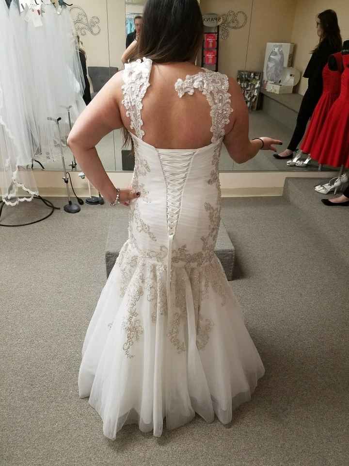 Did you add any sleeves/straps to your dress?