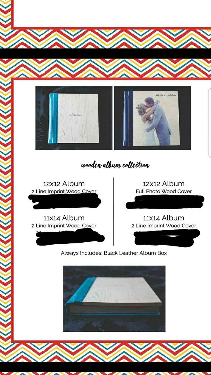 Which wedding album would you choose?