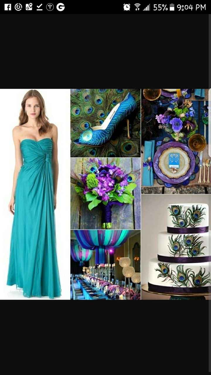 Peacock wedding