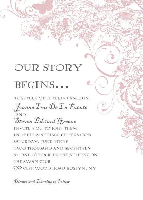 Opinions on my Invites