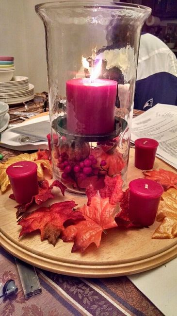Fall centerpieces