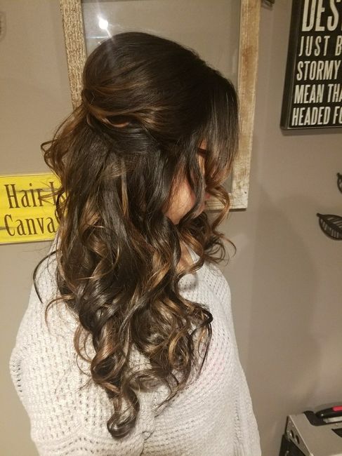 Please show me your half up/half down hairstyles!