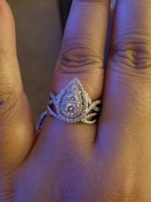 Help choosing wedding band that complements my E-ring