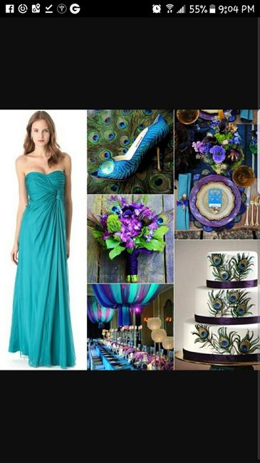 Peacock wedding