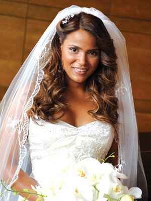 thinking of leaving hair down for ceremony and then a quick up-do for the reception?