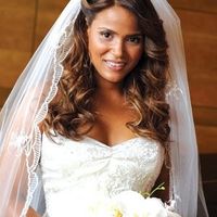 thinking of leaving hair down for ceremony and then a quick up-do for the reception?