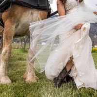 Cowboy boots with my wedding dress? - 1