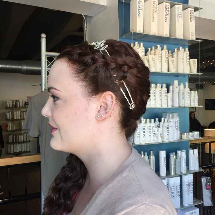 Make up and hair trial