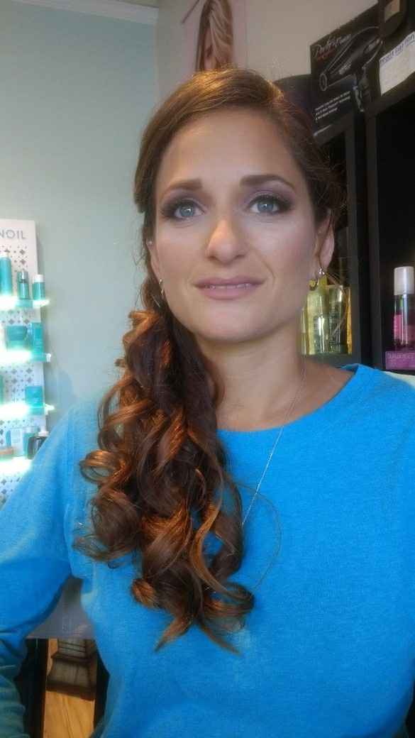 Hair/makeup trial
