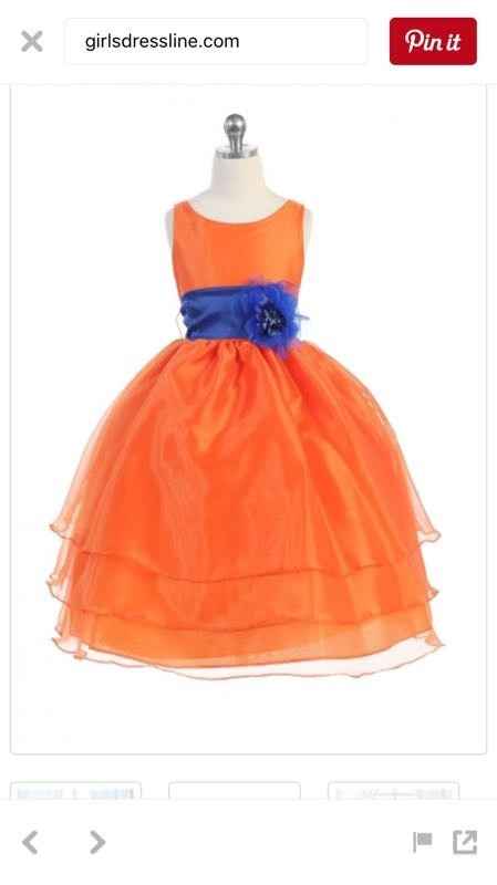 Lets see those dresses...FLOWER GIRL DRESS that is!