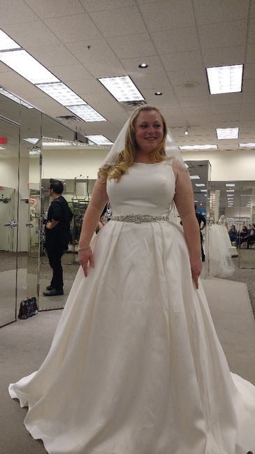 Does your wedding dress have lace, beading, or both? 15