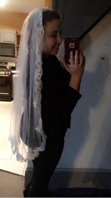 My veil is here! My veil is HERE!