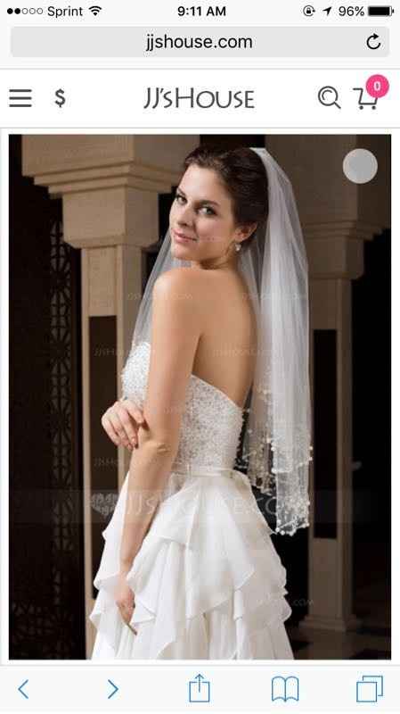 I can't choose a veil!