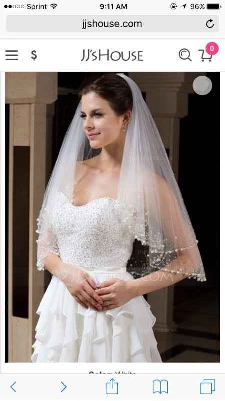 I can't choose a veil!