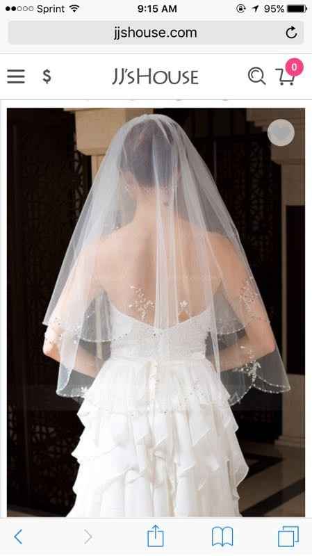 I can't choose a veil!