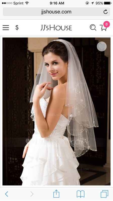 I can't choose a veil!
