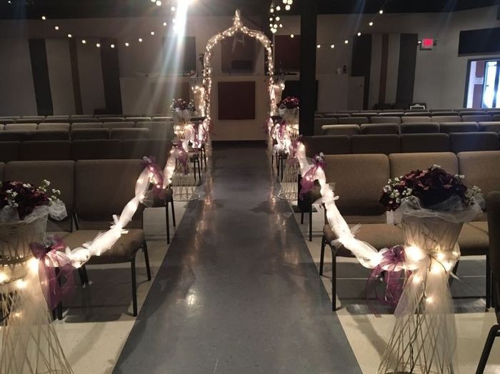 The church is decorated!!