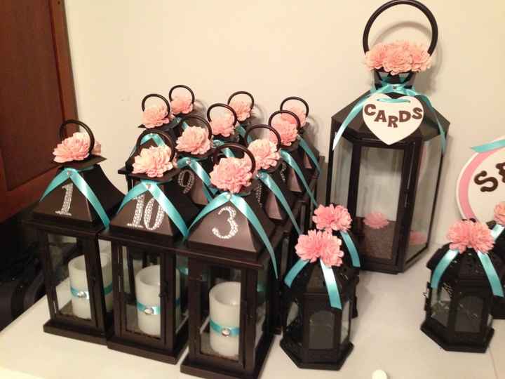 Lantern centerpiece ideas needed!