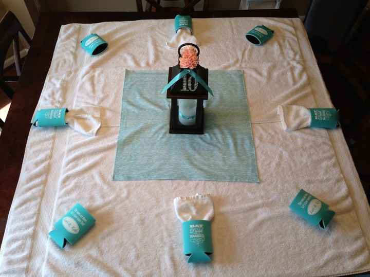 Mock table set up