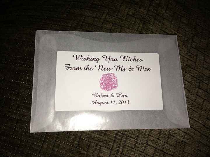 My DIY favors...