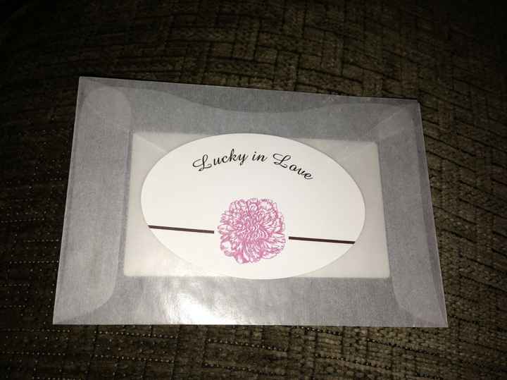 My DIY favors...