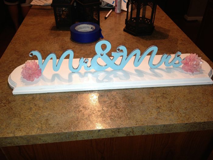 Sign for our sweetheart table