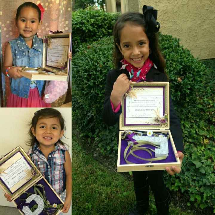 Maids of honor boxes