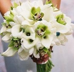 White bridal bouquet?