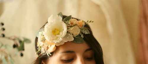 Check out my floral crown!