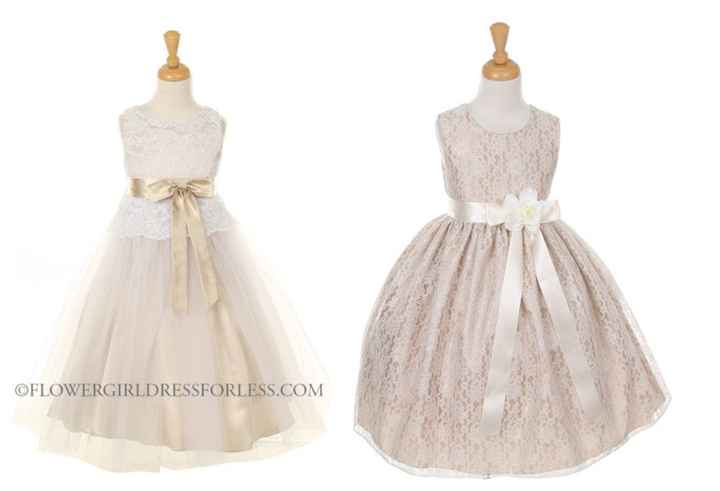 May I see your flower girl dresses