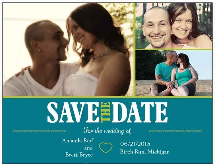 Save The Dates-*Advice Needed!