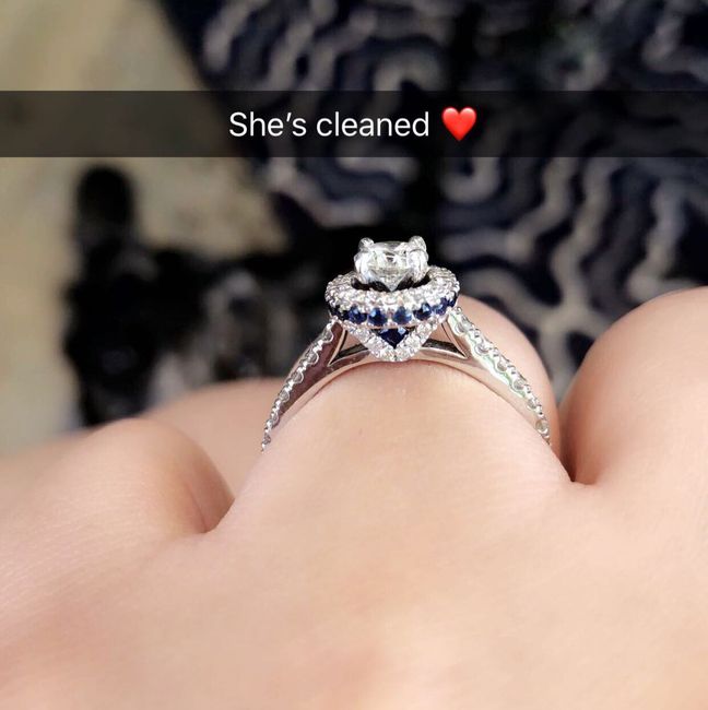 Who else has gemstones in their ring(s)?  Let's see them! 5