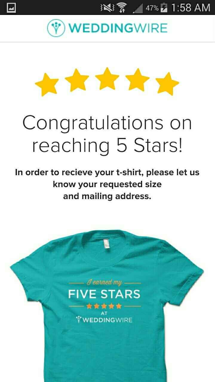 Hoohaa! I got my 5th star!