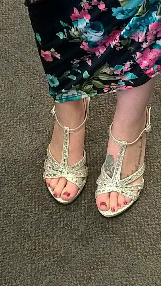 Would love to see everyone's bridal shoes?