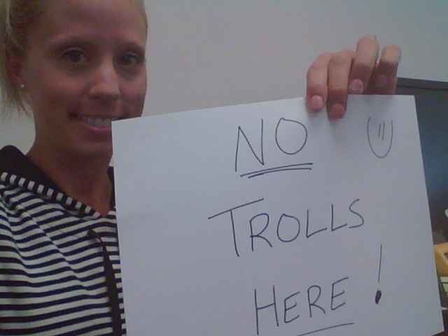 "lets flush out the trolls"