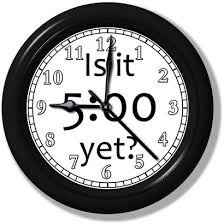 It is my last day of work....