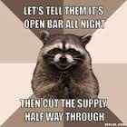 Let's talk open bar.....