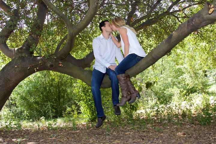 Did you do an engagement photo session?