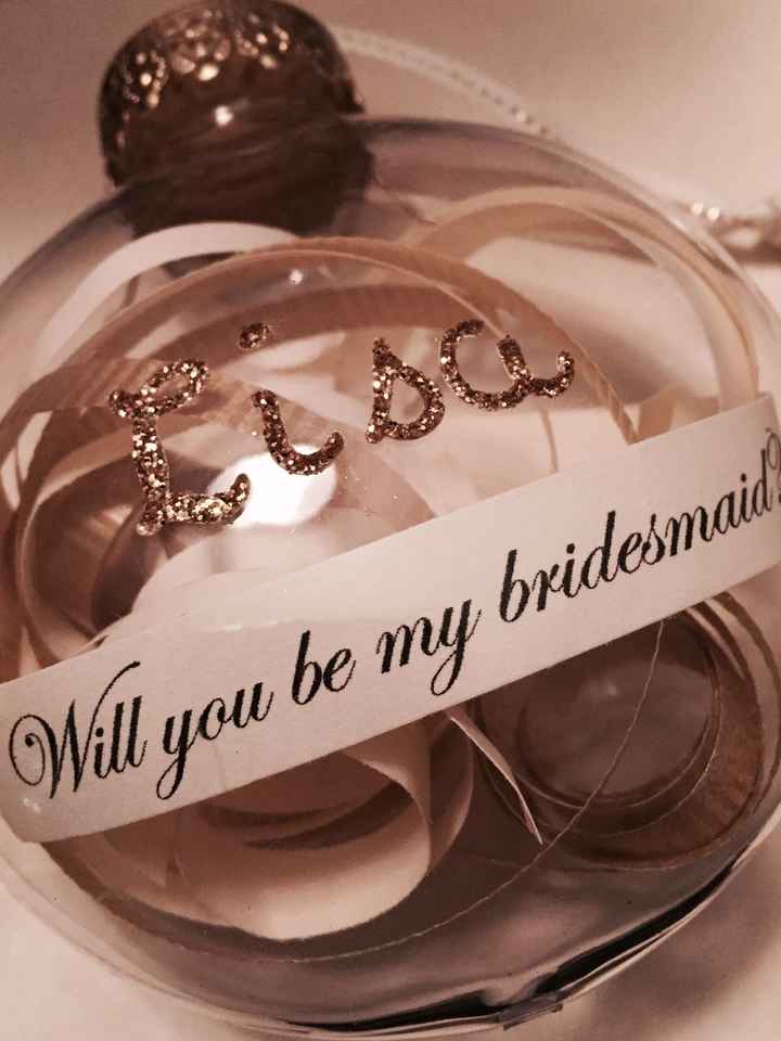 Did You "Pop the Question" to Your Bridesmaids?
