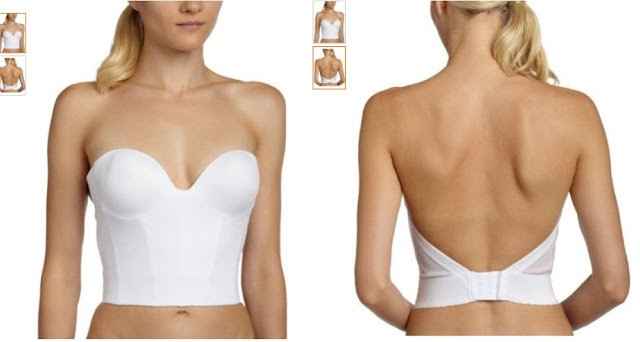 Cups sewn into dress or plunging back bra?