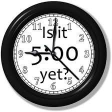 It is my last day of work....