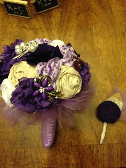 My DIY Boutonnieres... Opinions Please!!! (pics)
