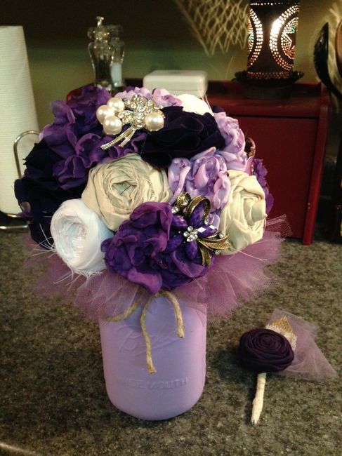 My DIY Boutonnieres... Opinions Please!!! (pics)