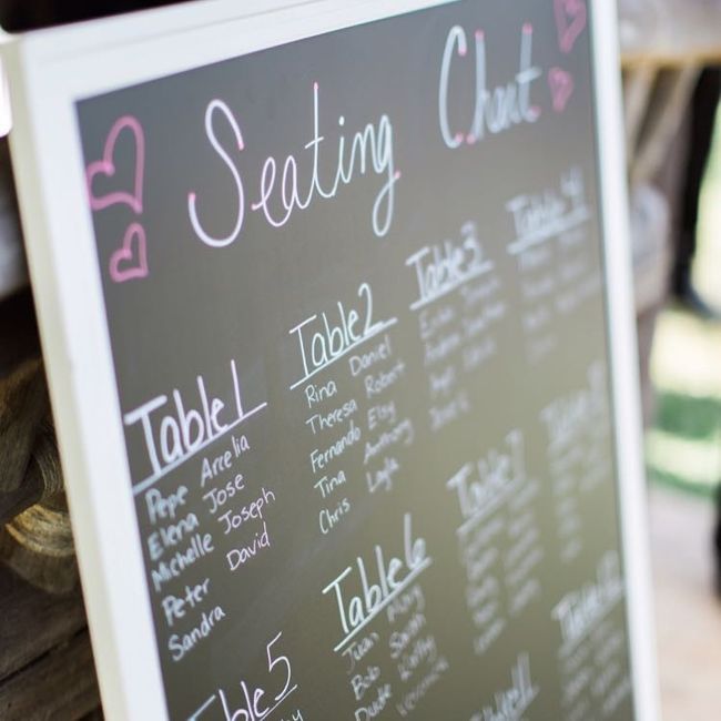 Update Seating chart examples