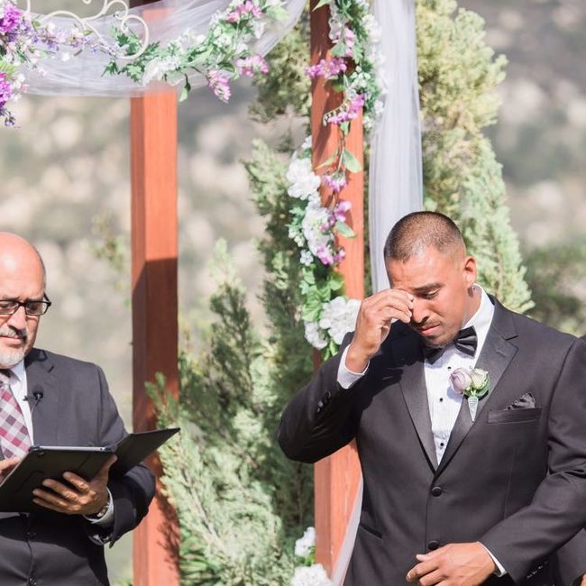 Grooms reaction