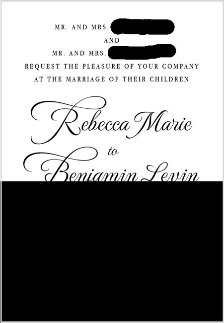 Opinions on my invite proofs!