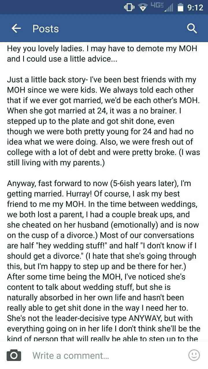 I think all brides/grooms should have to read these forums!