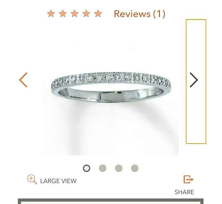 Bought our rings!