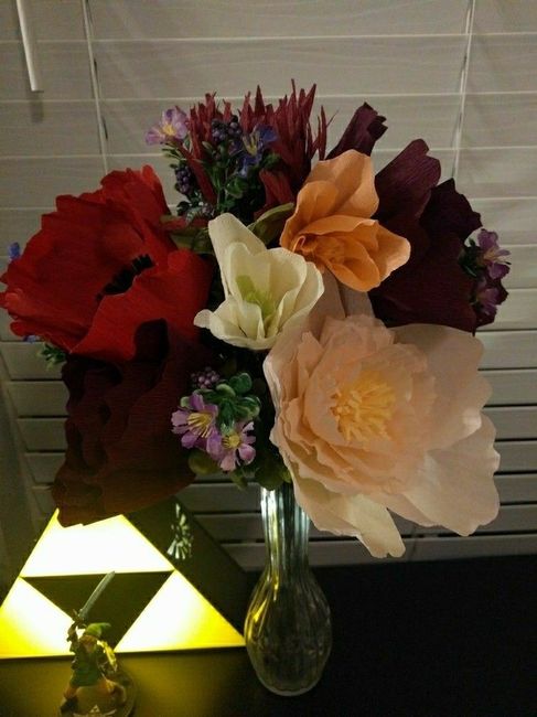 Opinion please! DIY paper flowers take 2