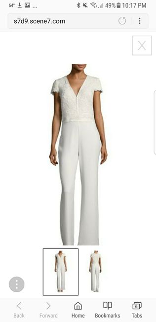 Alternative for wedding dress